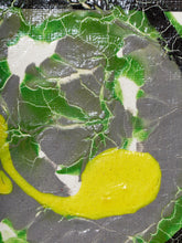 Load image into Gallery viewer, Contained Eclipse Geometric Abstract Painting in Green Gray Yellow and Black
