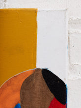 Load image into Gallery viewer, Suspended Study Geometric Abstract Painting with Hanging Spheres
