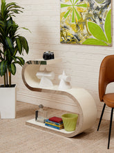 Load image into Gallery viewer, Vintage 1970s Chrome and Laminate Shelf
