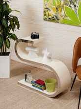 Load image into Gallery viewer, Vintage 1970s Chrome and Laminate Shelf
