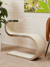 Load image into Gallery viewer, Vintage 1970s Chrome and Laminate Shelf
