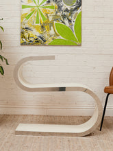Load image into Gallery viewer, Vintage 1970s Chrome and Laminate Shelf
