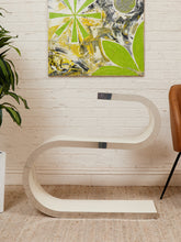 Load image into Gallery viewer, Vintage 1970s Chrome and Laminate Shelf
