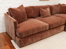 Load image into Gallery viewer, Michonne Sectional Sofa (RAF armless chaise, LAF sofa) in Amici Tobacco
