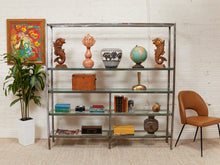Load image into Gallery viewer, Industrial Vintage Shelf with Glass
