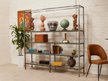 Load image into Gallery viewer, Industrial Vintage Shelf with Glass
