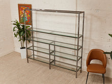 Load image into Gallery viewer, Industrial Vintage Shelf with Glass
