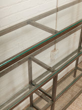 Load image into Gallery viewer, Industrial Vintage Shelf with Glass
