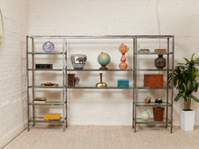 Load image into Gallery viewer, Industrial Vintage Shelving with Glass
