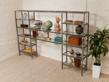 Load image into Gallery viewer, Industrial Vintage Shelving with Glass
