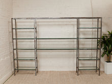Load image into Gallery viewer, Industrial Vintage Shelving with Glass
