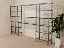 Load image into Gallery viewer, Industrial Vintage Shelving with Glass
