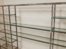 Load image into Gallery viewer, Industrial Vintage Shelving with Glass
