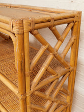 Load image into Gallery viewer, Bamboo Vintage Bar Shelf Etagere

