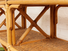 Load image into Gallery viewer, Bamboo Vintage Bar Shelf Etagere
