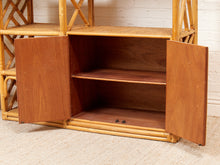 Load image into Gallery viewer, Bamboo Vintage Bar Shelf Etagere
