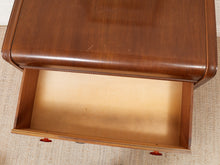 Load image into Gallery viewer, Waterfall Art Deco Highboy Dresser
