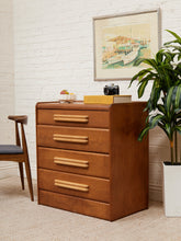 Load image into Gallery viewer, Four Drawer Mid Art Deco Vanity Chest
