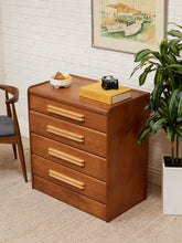 Load image into Gallery viewer, Four Drawer Mid Art Deco Vanity Chest
