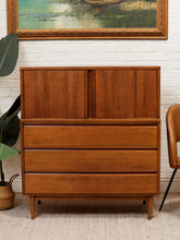 Load image into Gallery viewer, American of Martinsville Highboy Dresser
