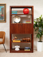 Load image into Gallery viewer, Extra Tall Teak Vintage Bar Shelf
