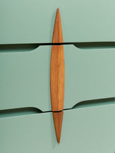 Load image into Gallery viewer, 1960s Kroehler Sculptural Wood Drawer Pulls 9 Drawer Dresser
