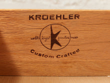 Load image into Gallery viewer, 1960s Kroehler Sculptural Wood Drawer Pulls 9 Drawer Dresser
