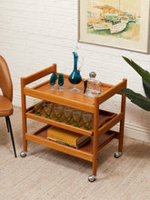 Load image into Gallery viewer, Danish Modern Teak Bar Cart
