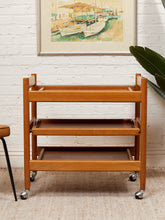 Load image into Gallery viewer, Danish Modern Teak Bar Cart
