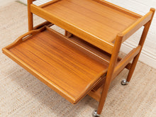 Load image into Gallery viewer, Danish Modern Teak Bar Cart
