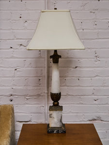 Marble Vintage Italian Table Lamp