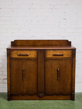 Load image into Gallery viewer, Tiger Oak Art Deco Sideboard
