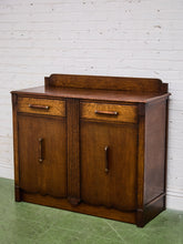 Load image into Gallery viewer, Tiger Oak Art Deco Sideboard
