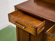 Load image into Gallery viewer, Tiger Oak Art Deco Sideboard

