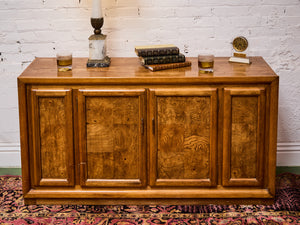 Burlwood Credenza