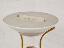 Load image into Gallery viewer, Post Modern Vintage Acrylic and Brass Torchiere Floor Lamp
