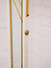 Load image into Gallery viewer, Post Modern Vintage Acrylic and Brass Torchiere Floor Lamp

