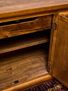 Burlwood Credenza