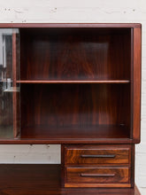 Load image into Gallery viewer, Rosewood Vintage Danish Modern Hutch
