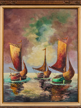 Load image into Gallery viewer, Grand Finale Nautical Oil Painting
