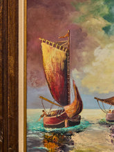 Load image into Gallery viewer, Grand Finale Nautical Oil Painting
