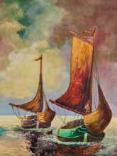 Load image into Gallery viewer, Grand Finale Nautical Oil Painting
