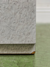 Load image into Gallery viewer, Faux Stone Post Modern pair of Nightstands
