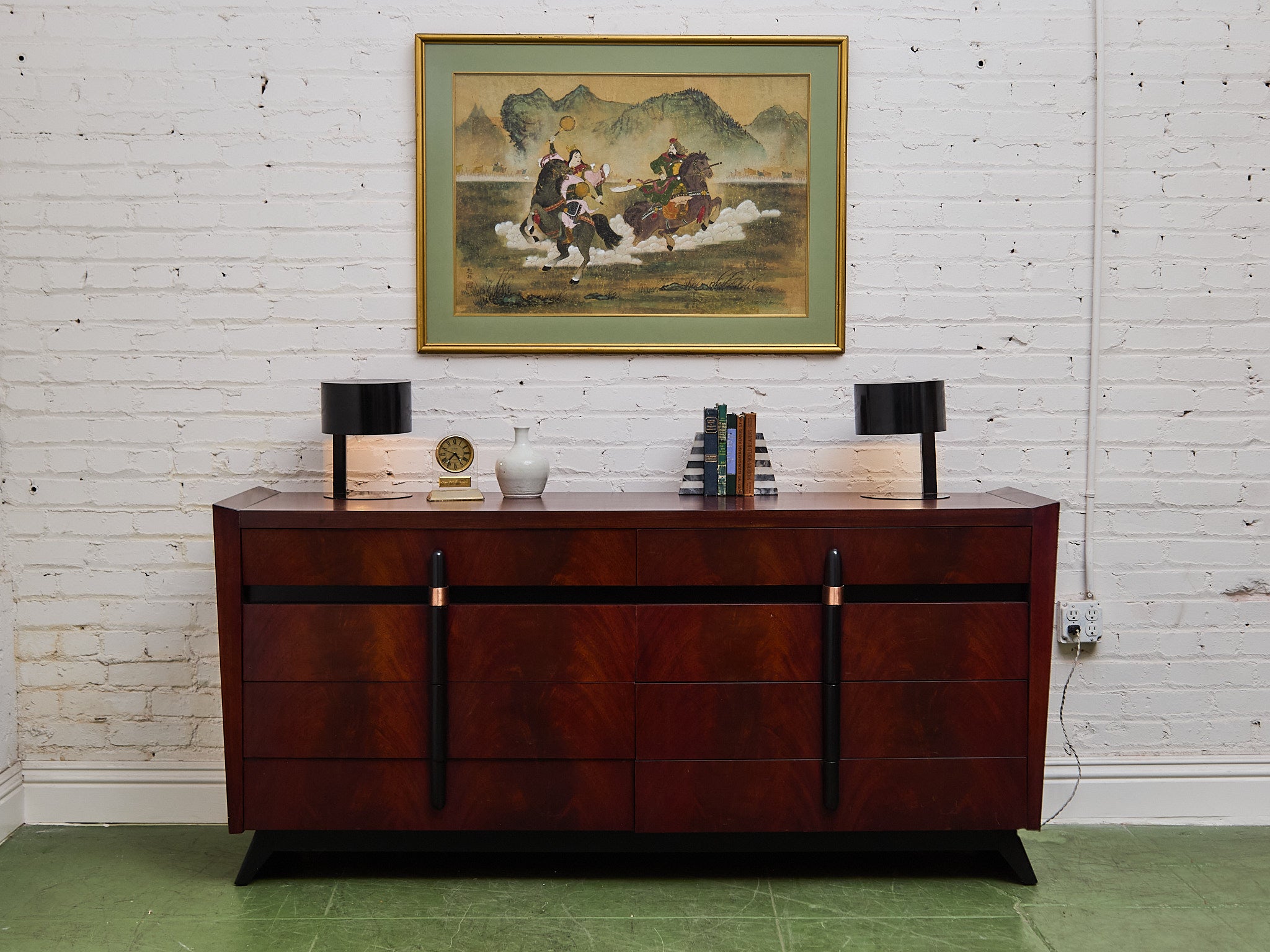 スーツ Mid 1950s Style Glossy DarkBrown Conpora EditByNine-Woven-One-Button-