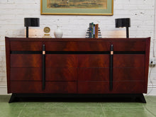Load image into Gallery viewer, 1950s Vintage Mid Century Modern Streamline Deco Long Dresser
