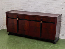 Load image into Gallery viewer, 1950s Vintage Mid Century Modern Streamline Deco Long Dresser
