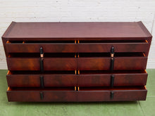 Load image into Gallery viewer, 1950s Vintage Mid Century Modern Streamline Deco Long Dresser
