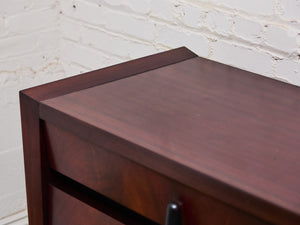 1950s Vintage Mid Century Modern Streamline Deco Long Dresser