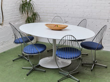 Load image into Gallery viewer, Daisy Oval Dining Table in All White
