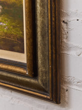 Load image into Gallery viewer, Golden Path to Alpine Stillness Framed Oil Landscape
